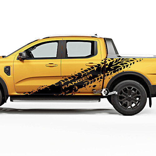Tire Track Zijvinyl Stickerset voor Musclecar Ranger