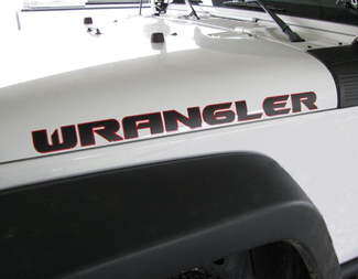 2 Wrangler Rubicon jeep CJ TJ YJ JK XJ JL Vinyl Sticker Sticker