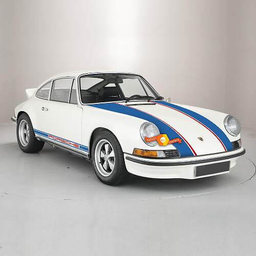 Vinyl Decal Set met Klassieke Motorkap- en Zijstrepen voor Porsche 911