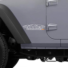 Jeep Mountain Wrangler Unlimited CJ TJ YJ JK XJ Alle kleuren Sticker Sticker #5 2