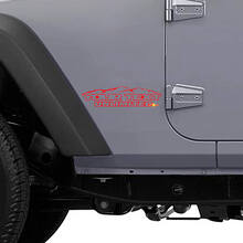 Mountain Style Aangepast Zij Vinyl Decal Kit voor Jeep Wrangler Unlimited_3