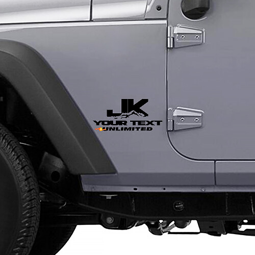 JK Mountain Style Vinyl Sticker voor Jeep Wrangler Unlimited