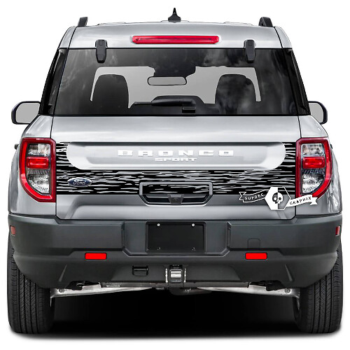 Ford Bronco achterklepbed Dazzle Paint Splash Wrap Decals Stickers
