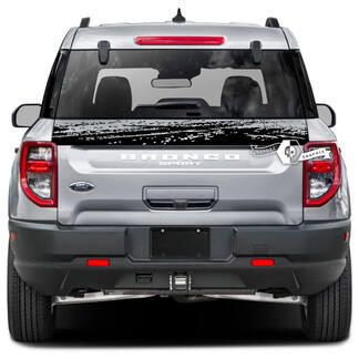 Ford Bronco achterklepbed Dazzle Paint Splash Mud Wrap Decals Stickers
