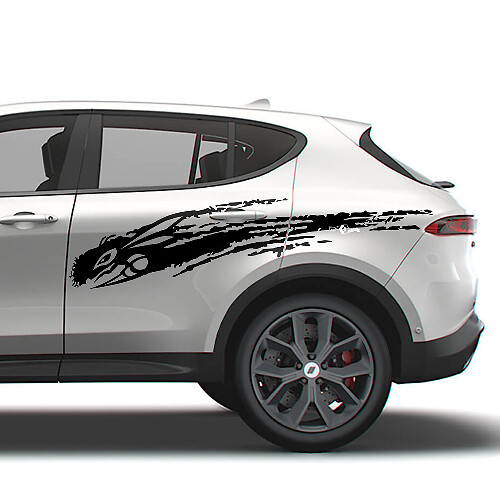 Hornet Logo Modderspatzijvinylset voor Dodge Hornet