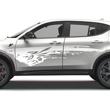 Hornet-logo modderspat deurzijvinylstickerkit voor Dodge Hornet_2