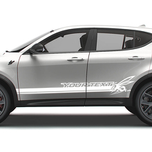 Custom Hornet Logo Deurzijstrepen Vinyl Stickers voor Dodge Hornet_2