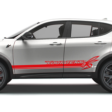 Custom Hornet Logo Deurzijstrepen Vinyl Stickers voor Dodge Hornet_3