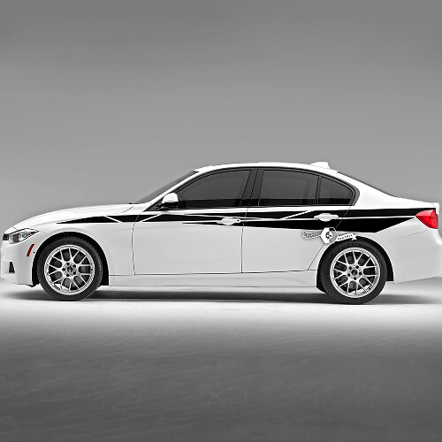 Paar BMW motorkap deuren zijkant strepen Rally Motorsport Trim achterspatbord Vinyl sticker Sticker F30 G20
