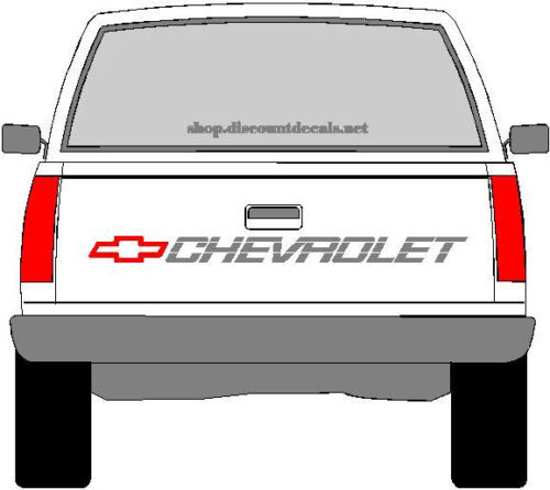 Chevrolet Logo Achterklep Vinyl Sticker Voor Chevrolet Truck
