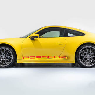 Porsche 911 2023 zijdeuren sticker
 1