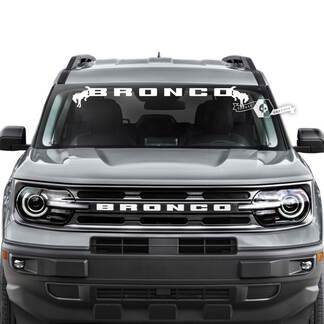 Ford Bronco venster voorruit logo strepen vinyl graphics stickers
