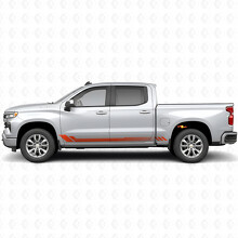 Honingraat Deur- & Rockerpaneel Vinyl Strepen voor Chevrolet Silverado 1500 T1XX 2019-2026_4
