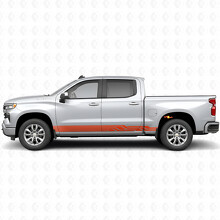 Angular Lightning Deur- & Rocker Panel Vinyl Strepen voor Chevrolet Silverado 1500 T1XX 2019-2026_4