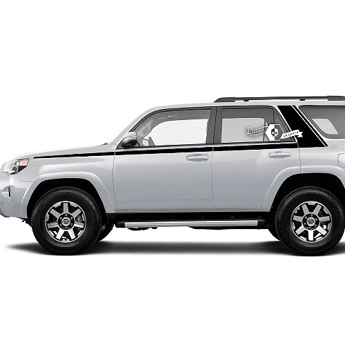 Angular Line Side Deur Vinyl Sticker Decal Voor Toyota 4Runner 5e Generatie