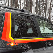 40e Verjaardag Vintage Stijl Zijkanten Strepen Vinyl Decal Kit voor Toyota 4Runner_2