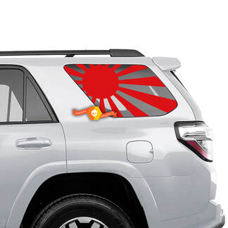 Paar Toyota Sequoia achterruit bergen logo vinyl stickers sticker geschikt voor Toyota Sequoia
