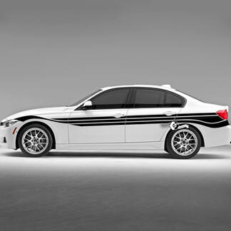 Paar BMW deuren lijnen spatbord zijkant strepen Rally Motorsport vinyl sticker sticker F30 G20
