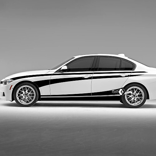 Paar BMW deuren lijnen zijkant strepen Fender Rally Motorsport Rocker paneel Vinyl sticker Sticker F30 G20
