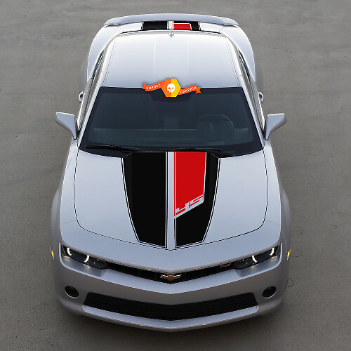 45e Jubileum Stijl Motorkap- & Kofferbakstrepen Vinyl Decal Kit voor Chevrolet Camaro