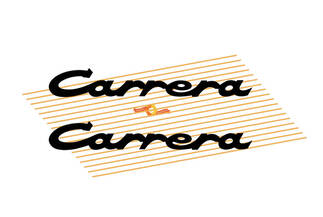 Carrera achtersticker sticker PORSCHE
