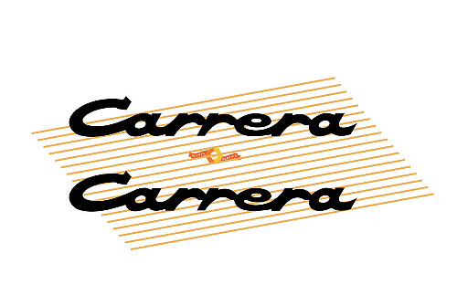 Carrera achtersticker sticker PORSCHE
