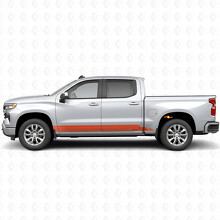 Gelaagde Lightning Deur- en Rocker Panel Vinyl Strepen voor Chevrolet Silverado 1500 T1XX 2019-2026_4