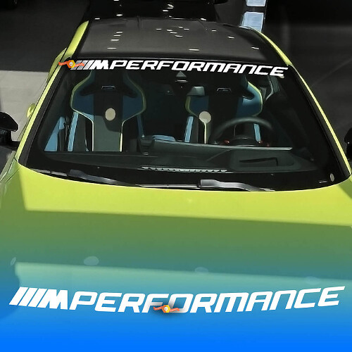 M Performance stijl windscherm vinyl decal voor BMW G Serie