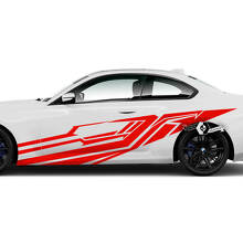 Paar BMW M2 M240 G42 F22 F87 M Performance Wrap Splash Side Fender Deuren Vinyl Decal Sticker
 2