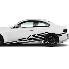 Paar BMW M2 M240 G42 F22 F87 M Performance Wrap Splash Side Fender Deuren Lijnen Bed Vinyl Decal Sticker
 2