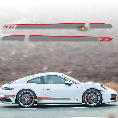 Porsche 911 - 991 RS 4.0 Side Stripes Kit stickersticker
