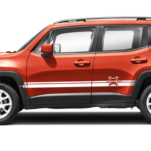Aangepaste tekststrook vinylstickers voor zijdeuren voor Jeep Renegade 2