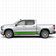 Diagonaal sleufdeurs & dorpel vinylstrepen voor Chevrolet Silverado 1500 T1XX 2019-2026_6