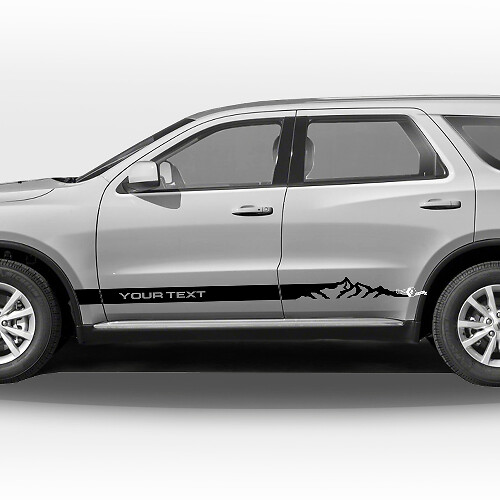 Mountain Style Zijkstrepen Vinyl Decal Set voor Dodge Durango