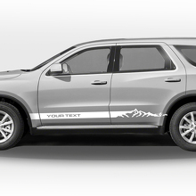 Mountain Style Zijkstrepen Vinyl Decal Set voor Dodge Durango_2