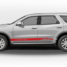 Mountain Style Zijkstrepen Vinyl Decal Set voor Dodge Durango_3