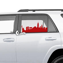 Paar 4Runner Window Statue of Liberty Side Vinyl Decals Stickers voor Toyota 4Runner
 2