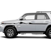 Paar 4Runner Zijdeur Vinyl Bergen Spatbord Lijnen Streep Vinyl Decals Stickers past Toyota 4Runner TRD
 2
