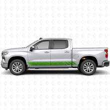 Topografische Contour Deur- & Rocker Panel Vinyl Strepen voor Chevrolet Silverado 1500 T1XX 2019-2026_6