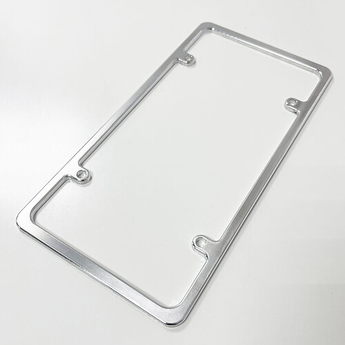 Leeg Billet Slimline US USA Kentekenplaathouder CNC Vliegtuigkwaliteit Aluminium
