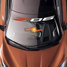 Z06 voorruit vinylsticker voor Chevrolet Corvette C8_2