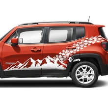 Mountain Side Stripe Bandenpatroon Sticker voor Jeep Renegade_2