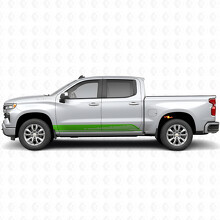 Parallelle Contour Deur- en Rockerpanel Vinyl Strepen voor Chevrolet Silverado 1500 T1XX 2019-2026_6