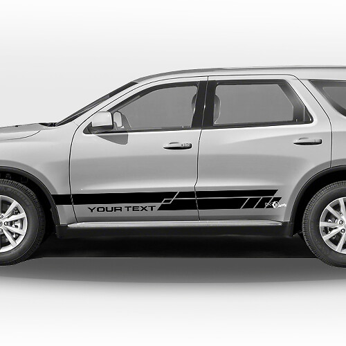 Tweezijdige Vinyl Strepen Decal Set voor Dodge Durango
