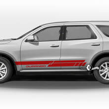 Paar Dodge Durango zijdeuren Rocker Panel Trim Stripes Decal Vinyl Stickers
 2