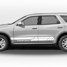 Tweezijdige Vinyl Strepen Decal Set voor Dodge Durango_2