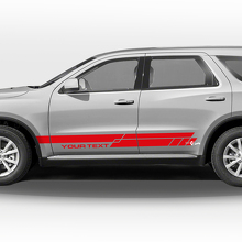 Tweezijdige Vinyl Strepen Decal Set voor Dodge Durango_3