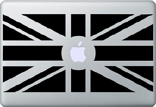 Groot-Brittannië Verenigd Koninkrijk vlag sticker sticker voor MacBook
