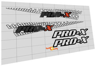 Kit voor Nissan Frontier xterra Pro-X 4x4 PRO-4X vinylsticker
