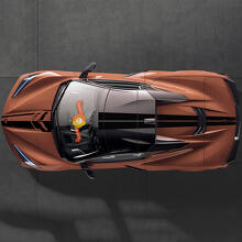 Racing Stripes Complete Top Zijvinylsticker voor Chevrolet Corvette C8_2